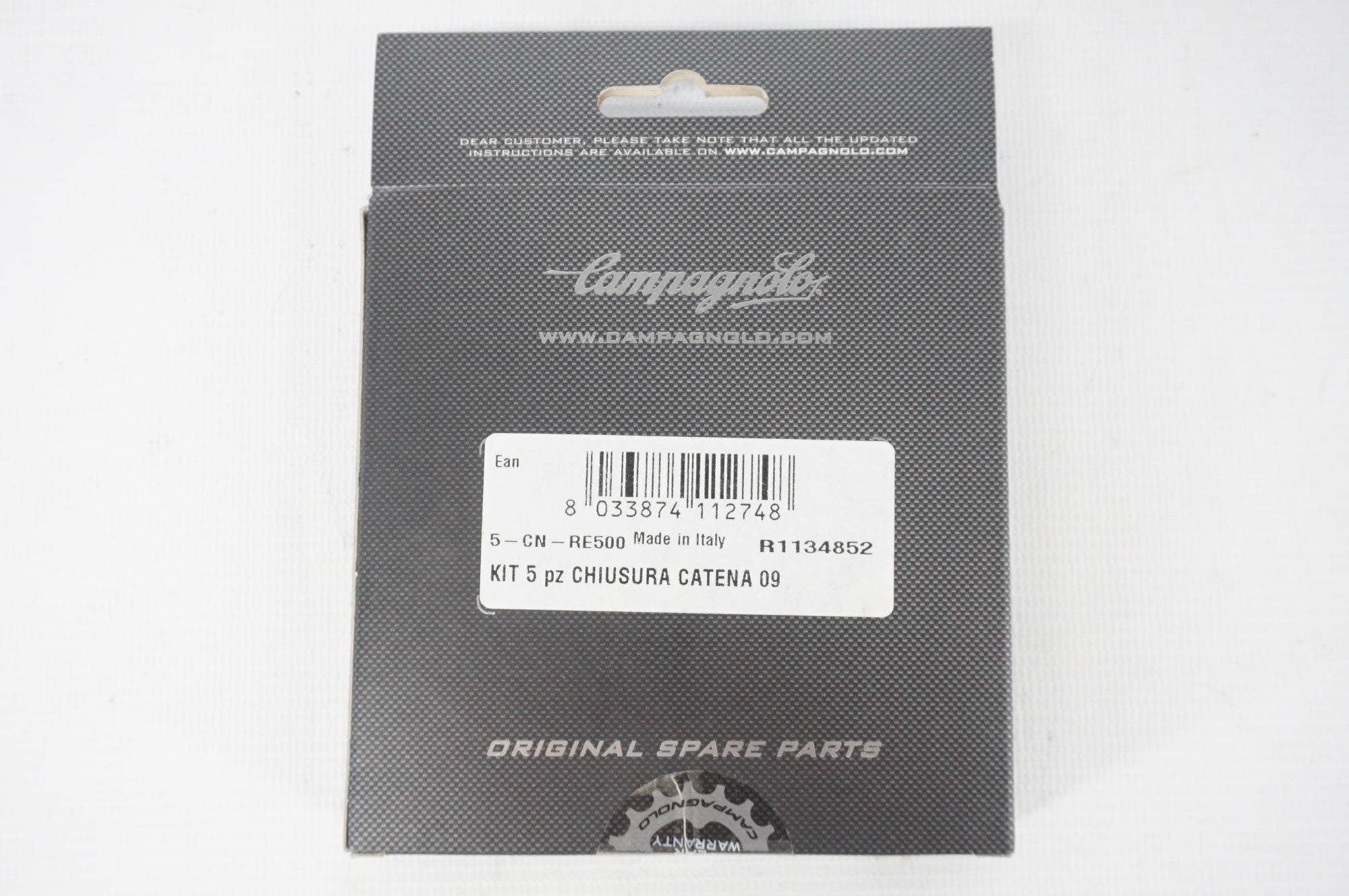 CAMPAGNOLO 「カンパニョーロ」 5-CN-RE500 11段チェーン用ウルトラリンク 5本セット コネクションピン / 阪急塚口店