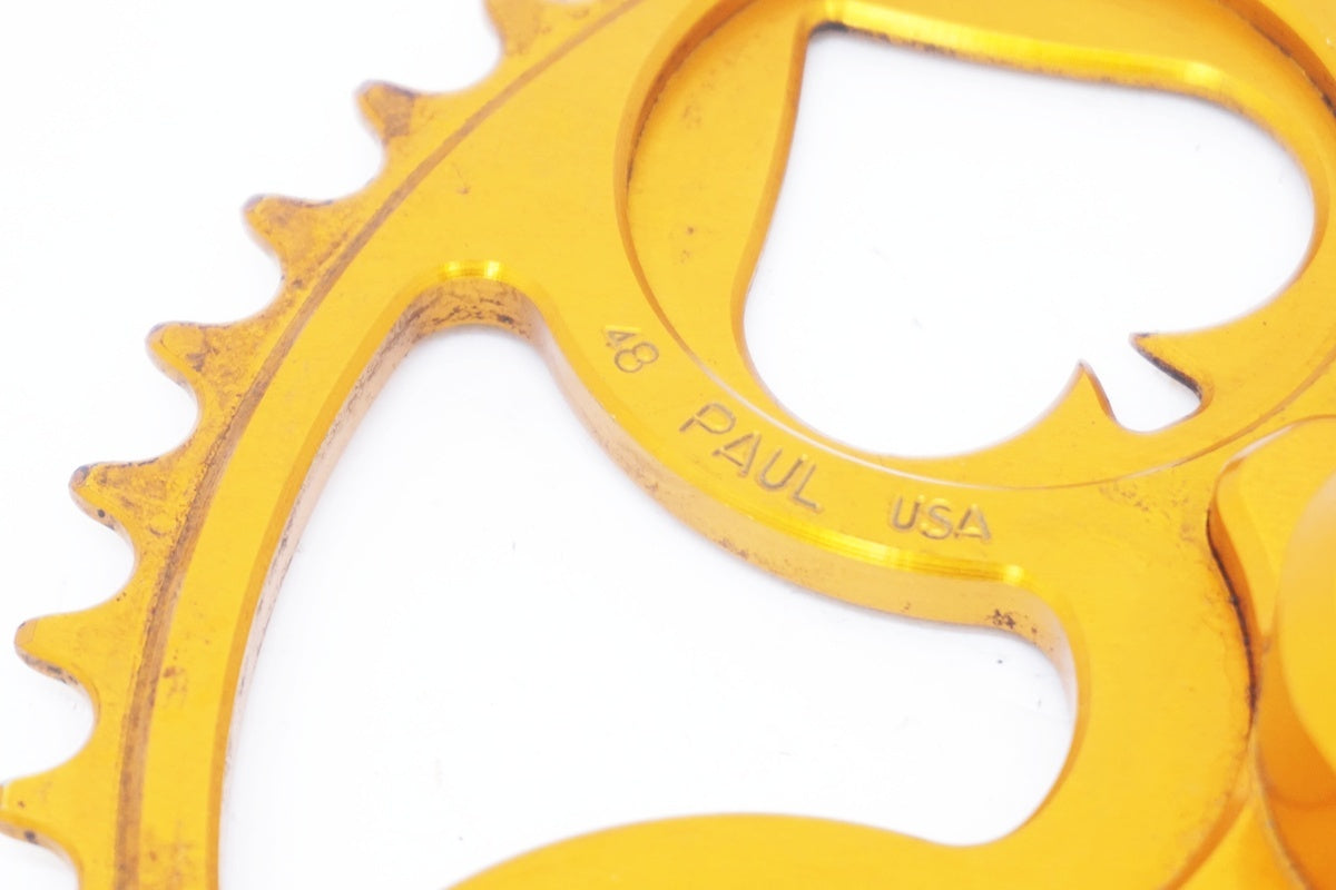 PAUL 「ポール」 PIST ROAD ROYAL FLASH 48T 165mm クランク