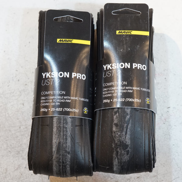 Mavic Yksion Pro UST 2 700x25C ２本セット MAVIC 「マビック」 YKSION PRO UST 2 タイヤセット / バイチャリ浦和