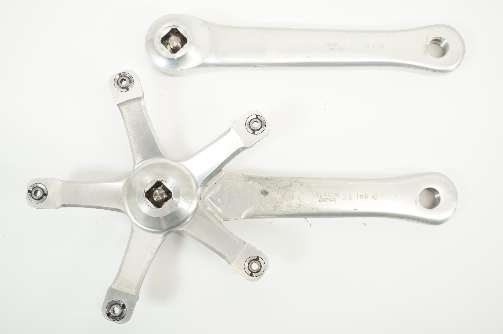 SUNTOUR 「サンツアー」 SUPERBE PRO NJS PCD144 165mm クランクセット