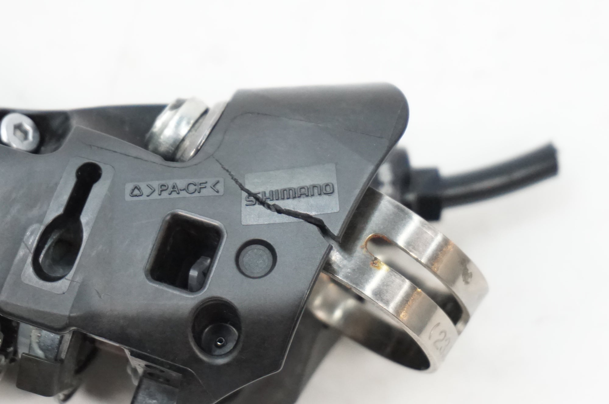 ジャンク SHIMANO 「シマノ」 ULTEGRA ST-R8025 左レバー 割れあり