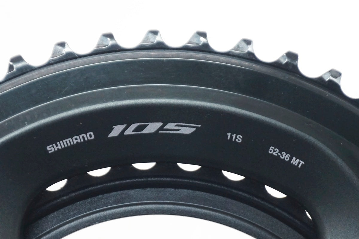 Shimano 105クランク 52-36 170 SHIMANO 105 クランクセット 170mm 52-36T 12s SHIMANO 105