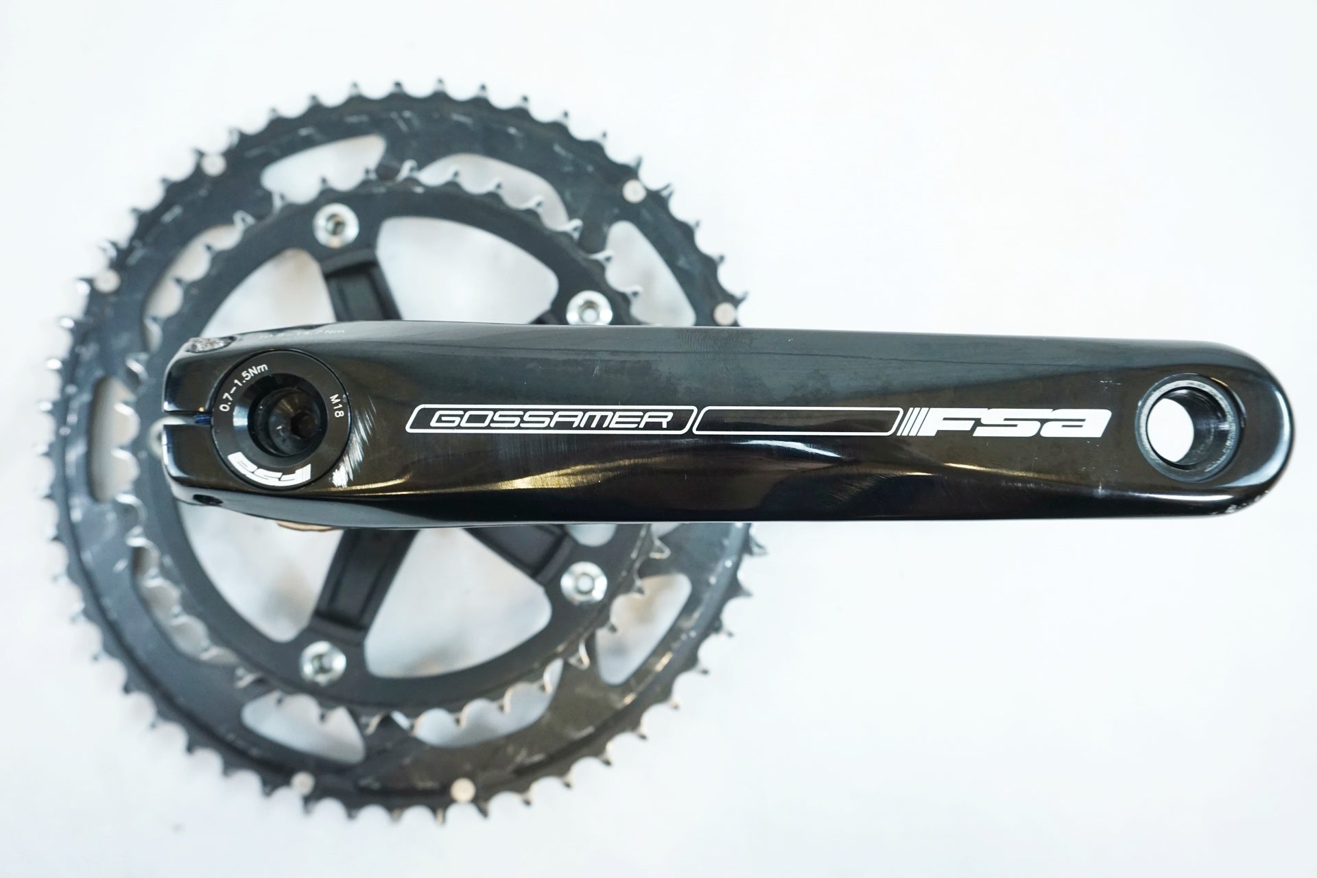 FSA　カーボンクランク　53-39T　175mm FSA 「エフエスエー」 GOSSAMER 53-39T 170mm クランクセット / 有明