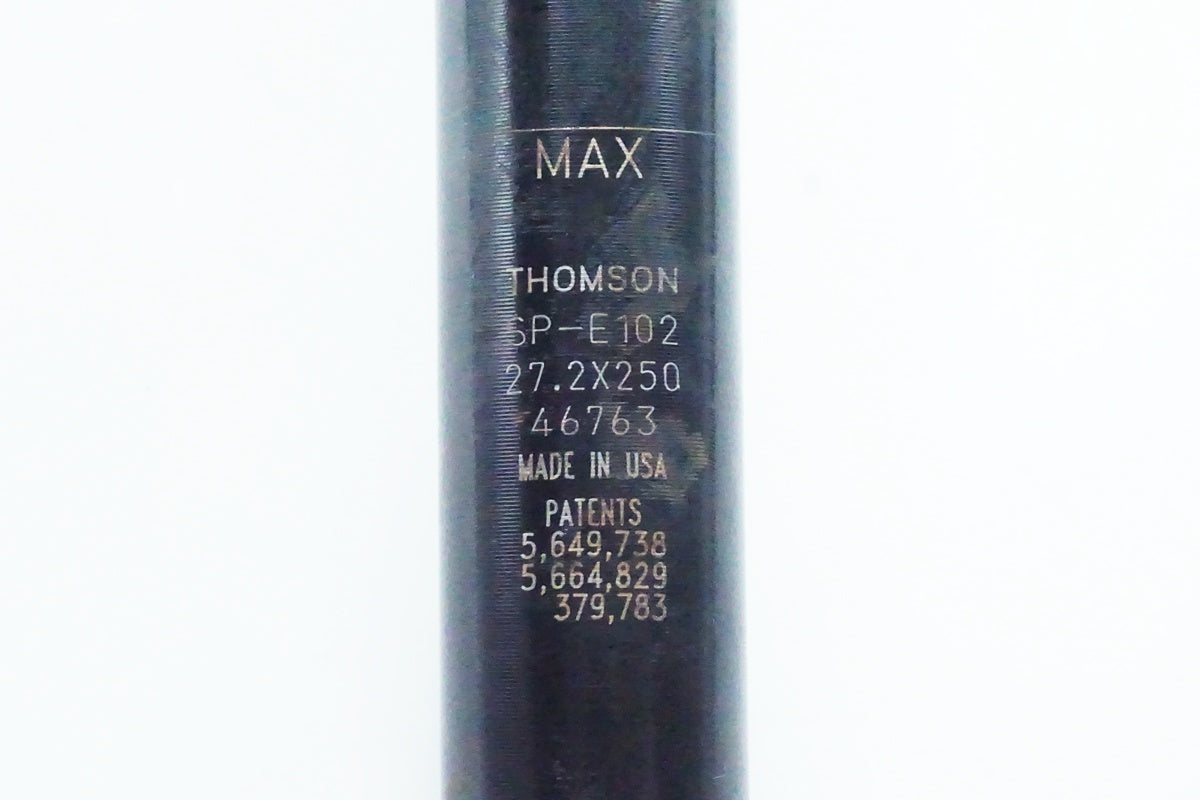 THOMSON「トムソン」 ELITE SP-E102-SB φ27.2 250mm シートポスト/ 京都西院店