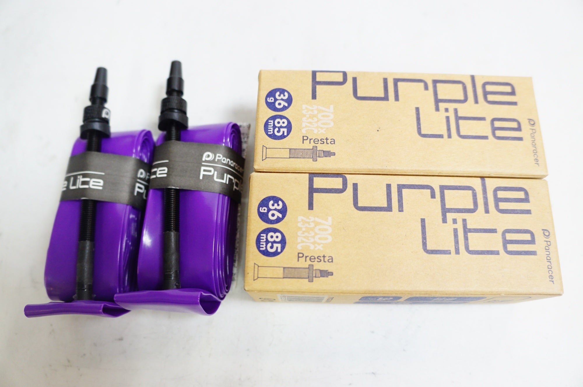 PANARACER 「パナレーサー」 PURPLE LITE 700x23-32C 仏85mm TPUチューブ 2本セット / 熊谷本店