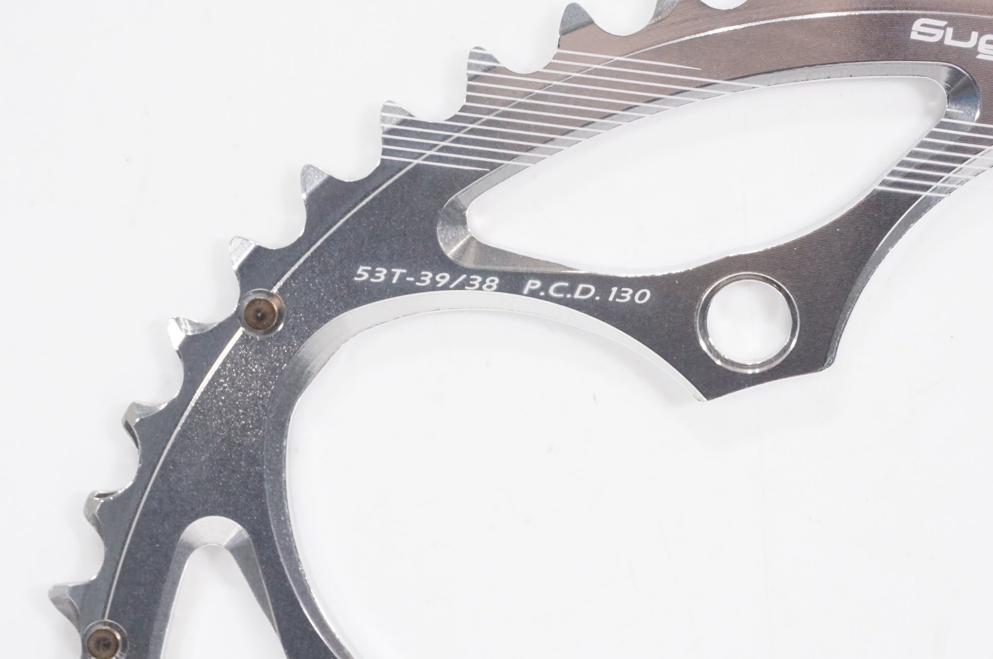 SUGINO 「スギノ」 PE130S 53-39T チェーンリングセット / AKIBA店