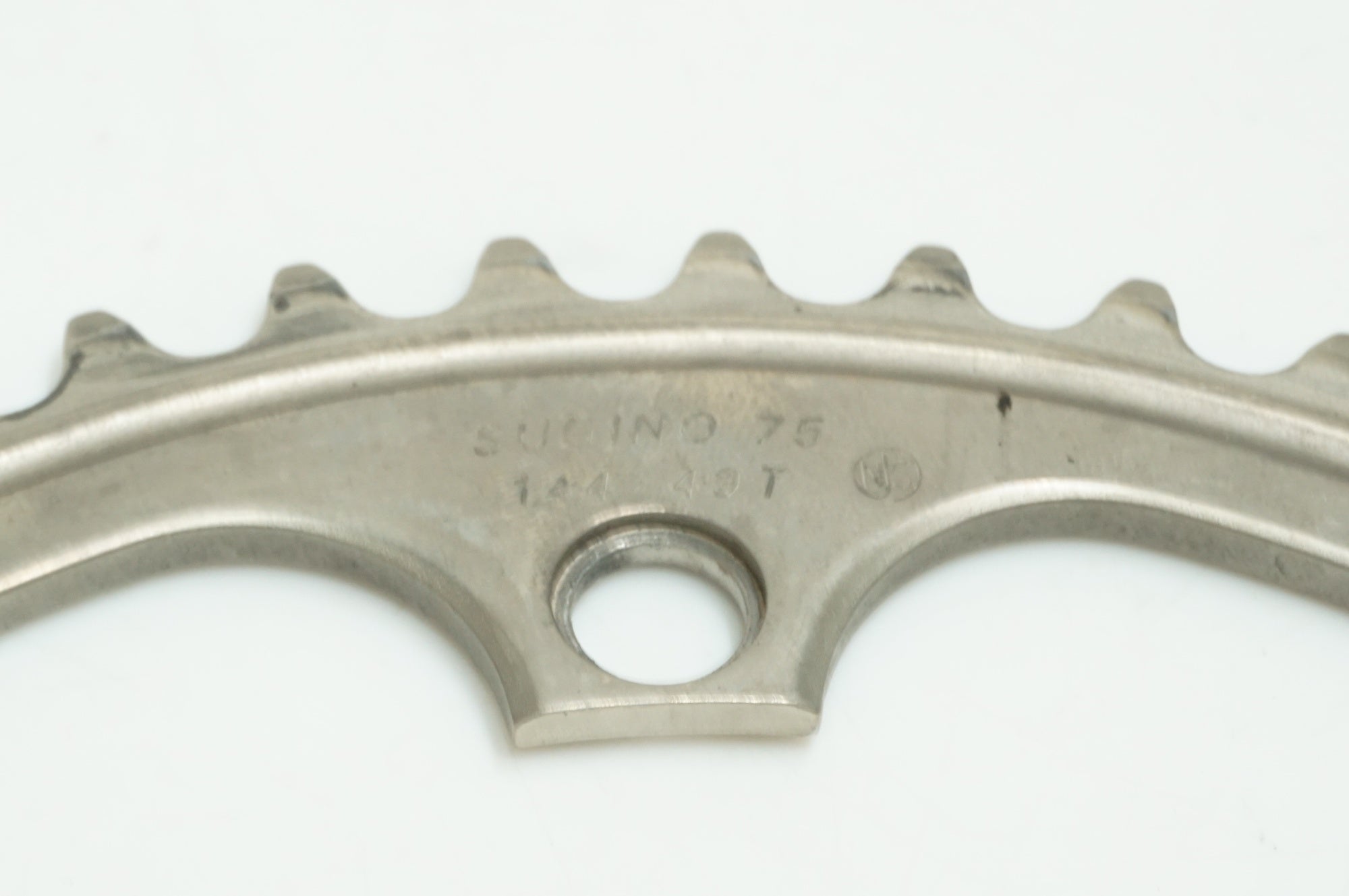 sugino75 ssg ブルーアルマイト加工　チェーンリング　49t 美品 __dsc6988-13.jpg