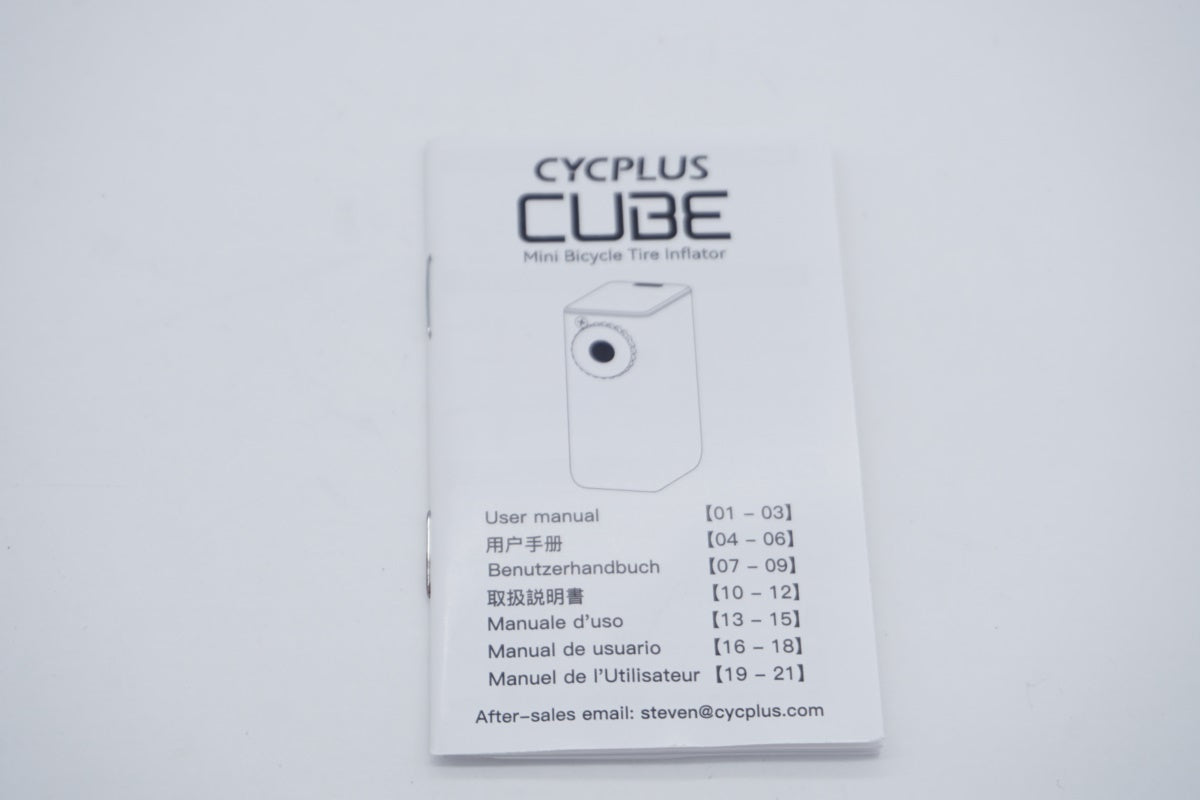 CYCPLUS 「サイプラス」 CUBE 電動空気入れ 携帯ポンプ / 滋賀大津店