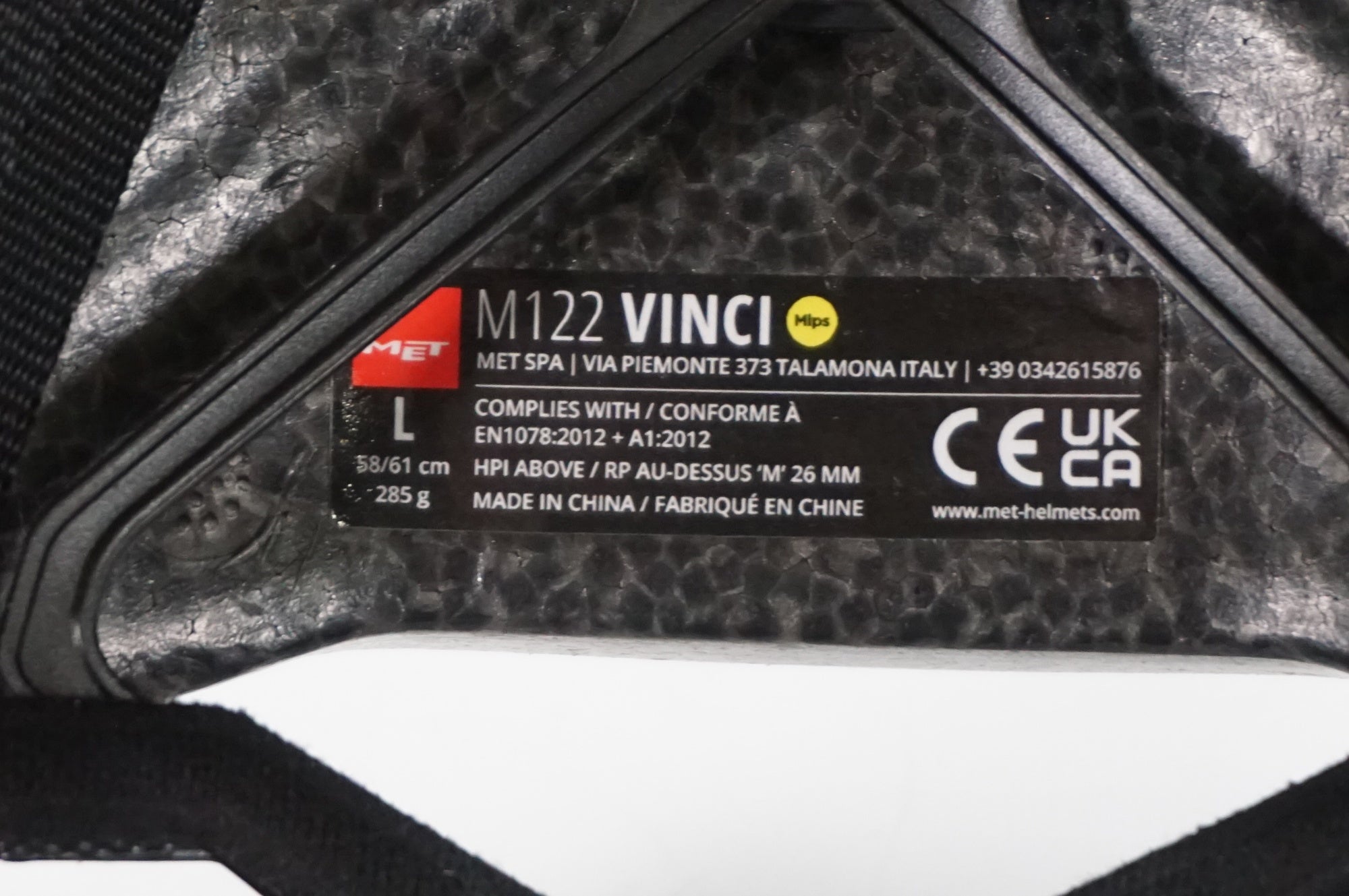 MET 「メット」 M122 VINCI MIPS Lサイズ ヘルメット / AKIBA店