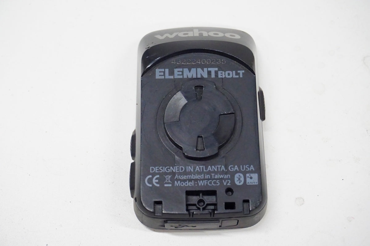 WAHOO 「ワフー」 ELEMNT BOLT V2 WFCC5 サイクルコンピューター / 名古屋大須店