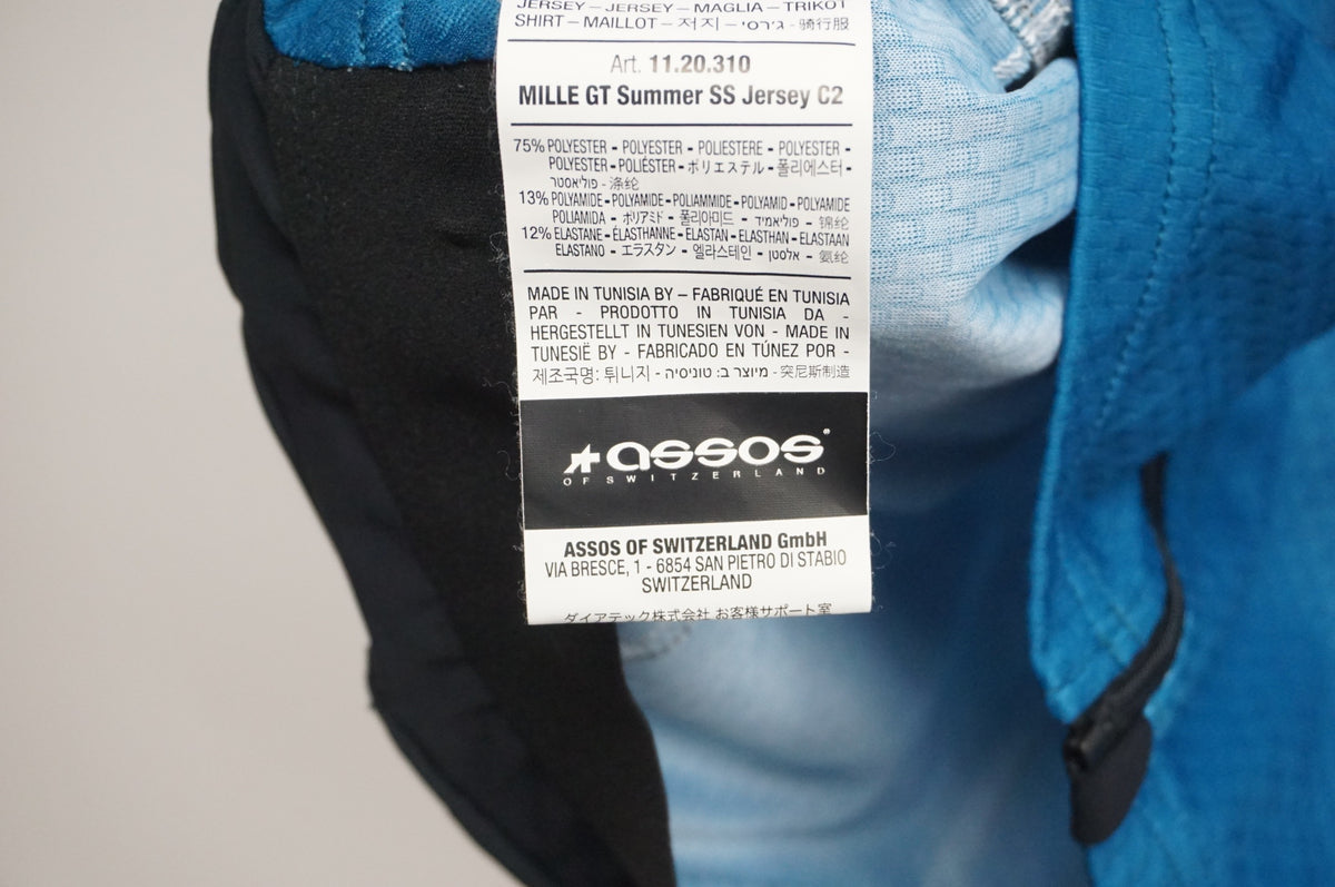 ASSOS 「アソス」 MILLE GT SUMMER SS Mサイズ メンズ ジャージ / 福岡店