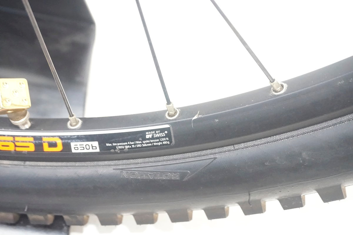 DT SWISS 「ディーティースイス」 465D 650b リム SHIMANO DEORE