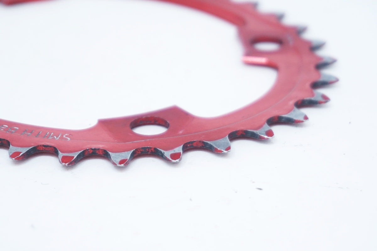 SMITH Baroque Gear バロックギア 34T±3 90° チェーンリング 赤 |