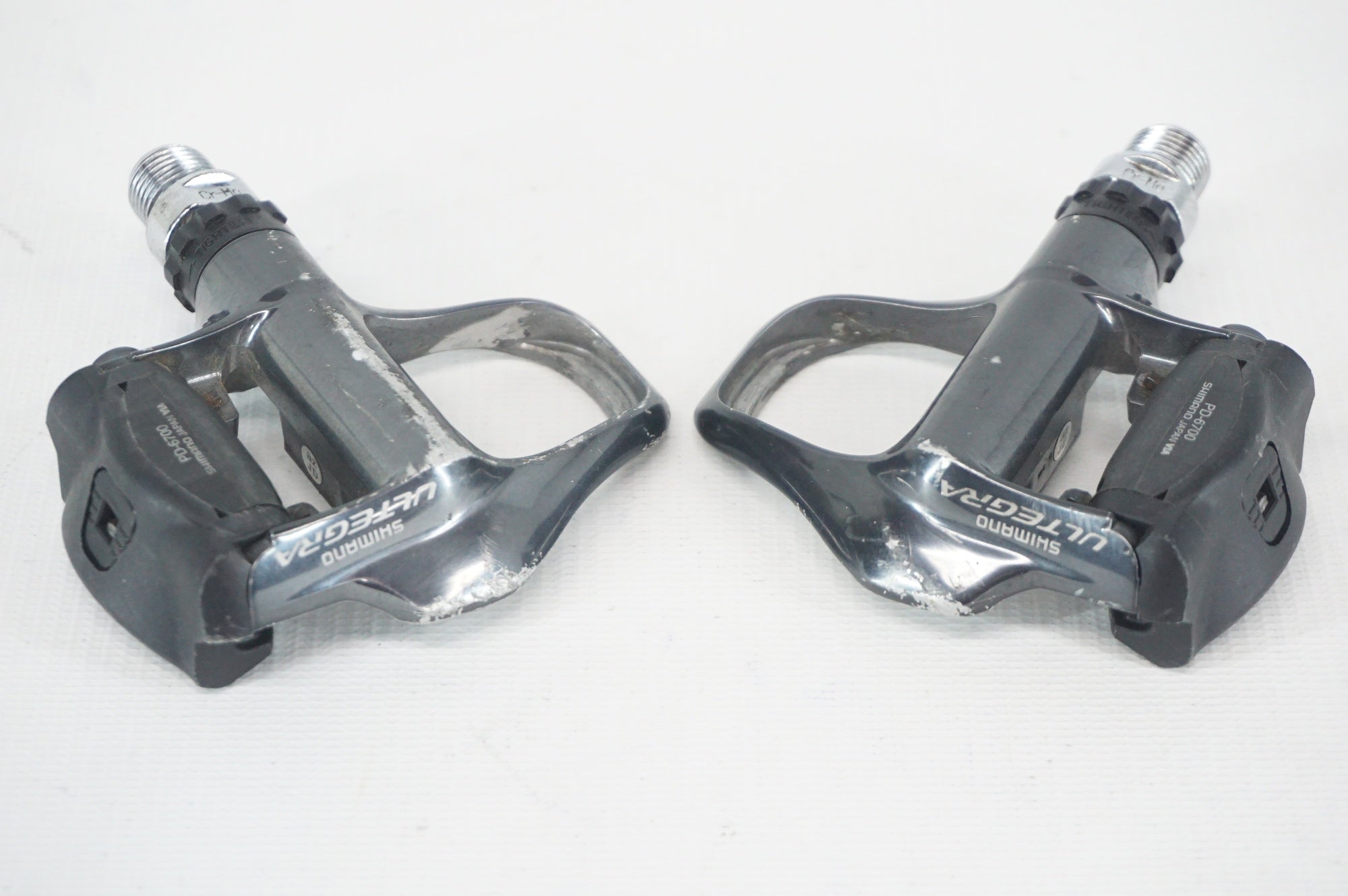 シマノ SHIMANO アルテグラ ULTEGRA PD-6700 SPD-SL Shimano Ultegra SPD SL 6700 Carbon Road Pedals Review - YouTube