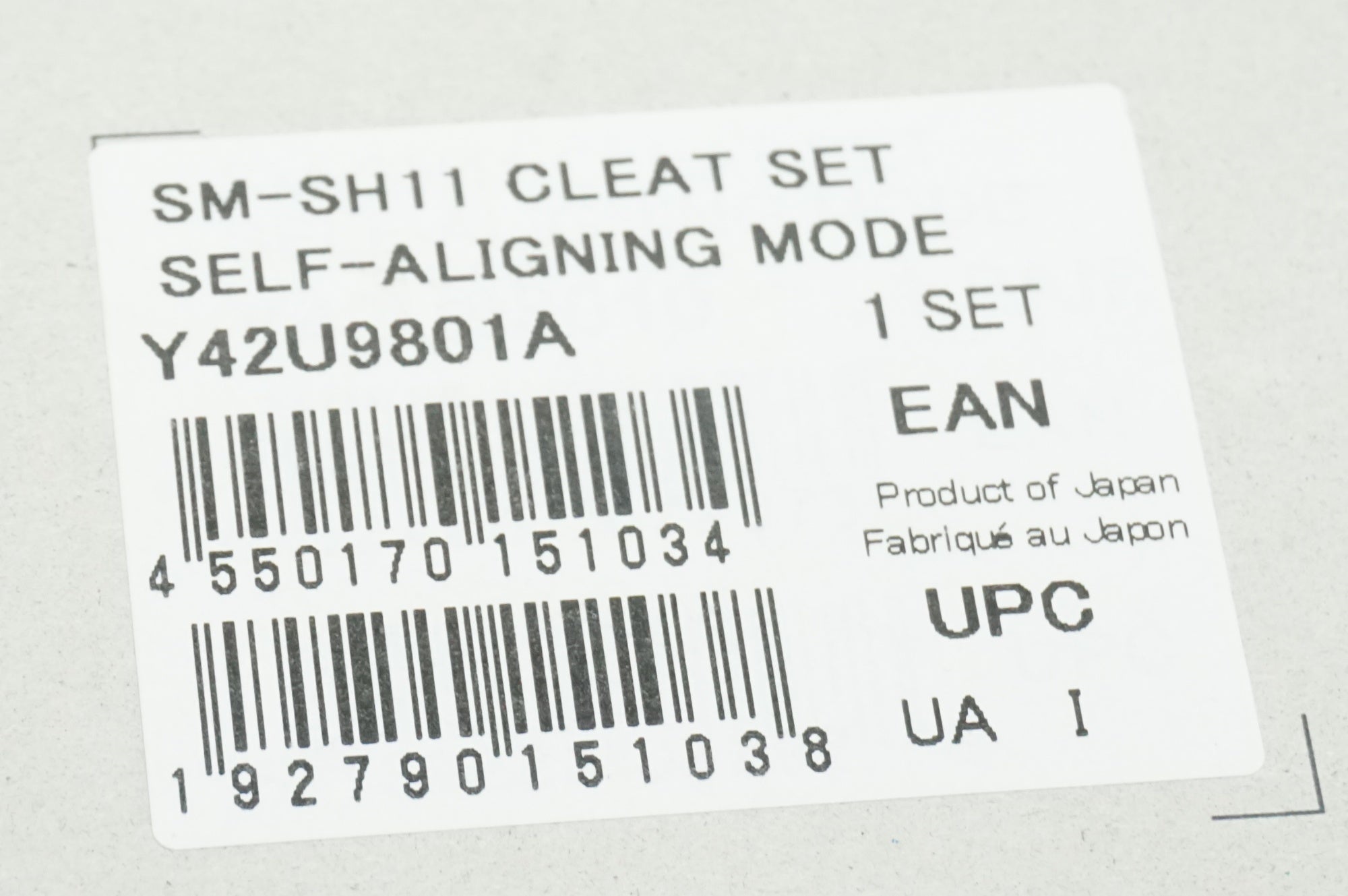 SHIMANO 「シマノ」 SM-SH11 黄 クリート / 大宮店