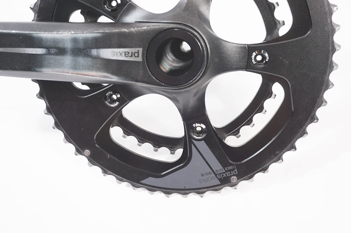 PRAXIS WORKS 「プラクシスワークス」 LEVA TIME COLD FORGED 52-36T 172.5mm クランクセット / バイチャリ世田谷店