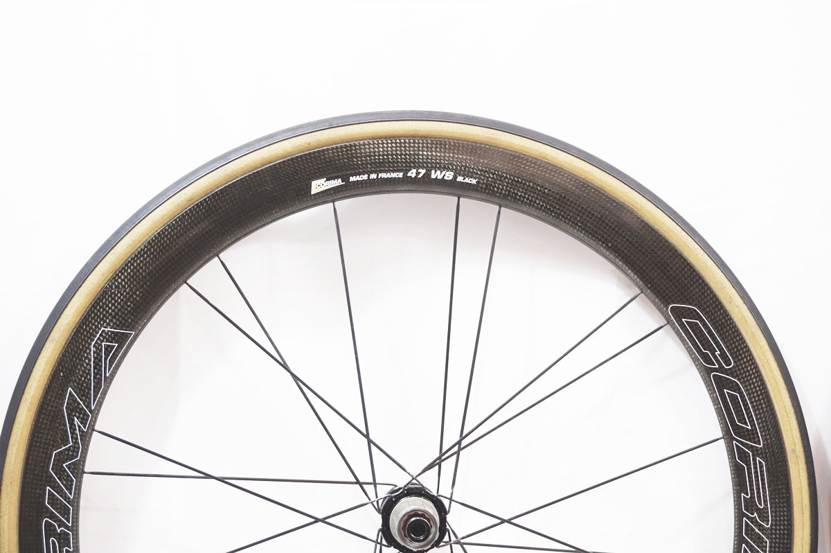 ○CORIMA コリマ 47mm _WS BLACK DISC シマノフリー 11/12s対応 クリンチャー カーボンホイールセット コリマ CORIMA 47 WS BLACK ホイールセット シマノフリー 11速