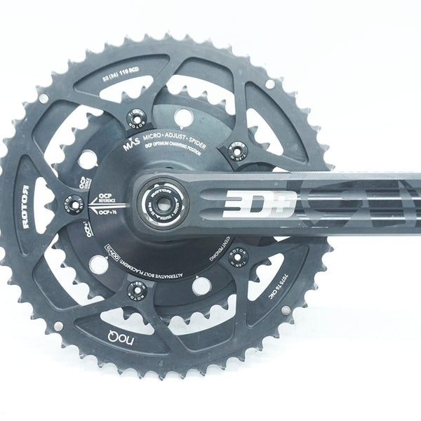 ROTOR 3D 52 (36) 110 ローター クランク172.5-42F ROTOR 「ローター」 3D+ IN POWER 52/36T 172.5㎜ クランク / 大阪門真