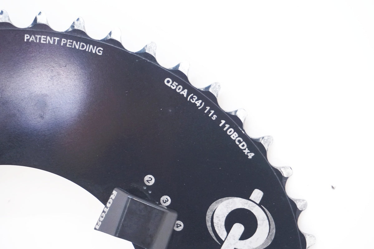 【新品】Rotor QRings ローター 楕円チェーンリング 50/34 ROTOR 「ローター」 QRINGS 50-34T チェーンリング / 大阪美原北