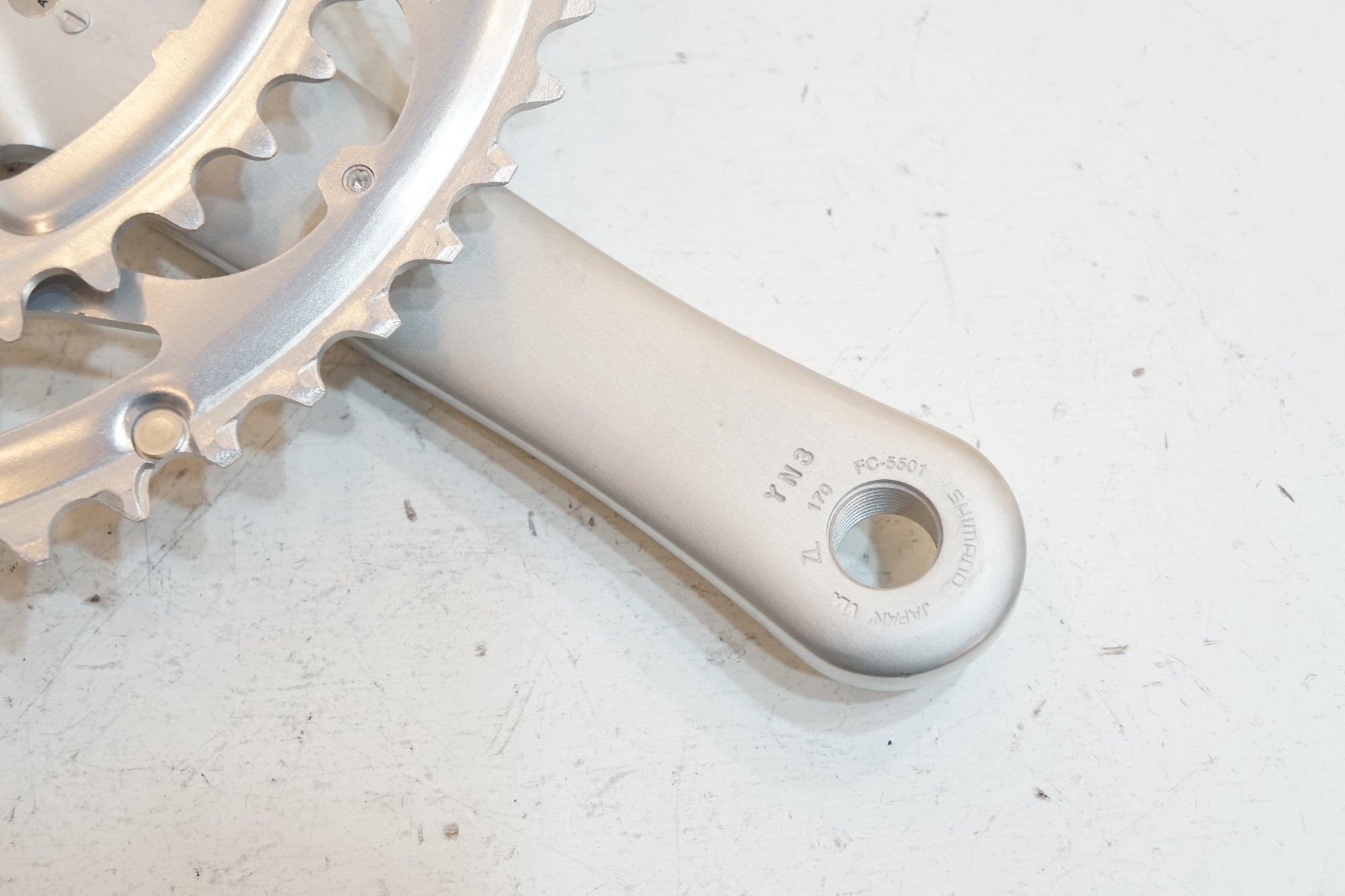パーツ SHIMANO 105 FC-5501 53-39T 170 BB-5500 SHIMANO 「シマノ」 105 FC-5500 52-39T 170mm クランク / 川越