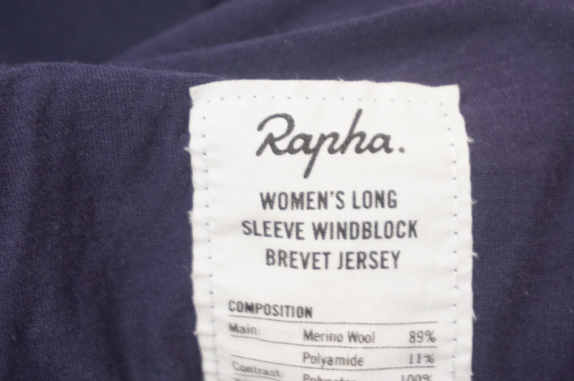 RAPHA 「ラファ」 WOMENS LONG SLEEVE WINDBLOCK BREVET JERSEY XSサイズ ジャージ / 世田谷店