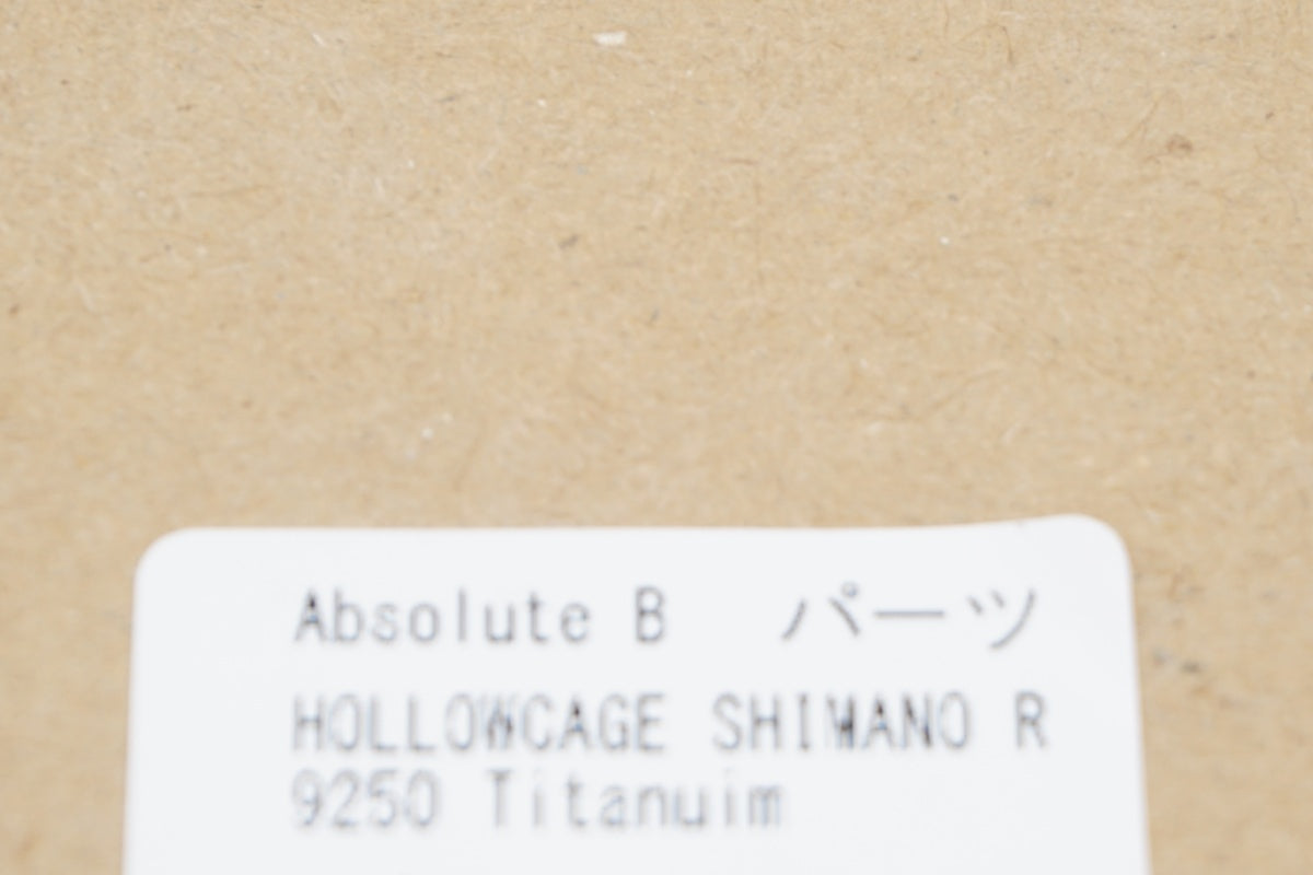 ABSOLUTE BLACK 「アブソリュートブラック」 HOLLOWCAGE ビッグプーリー / 滋賀大津店