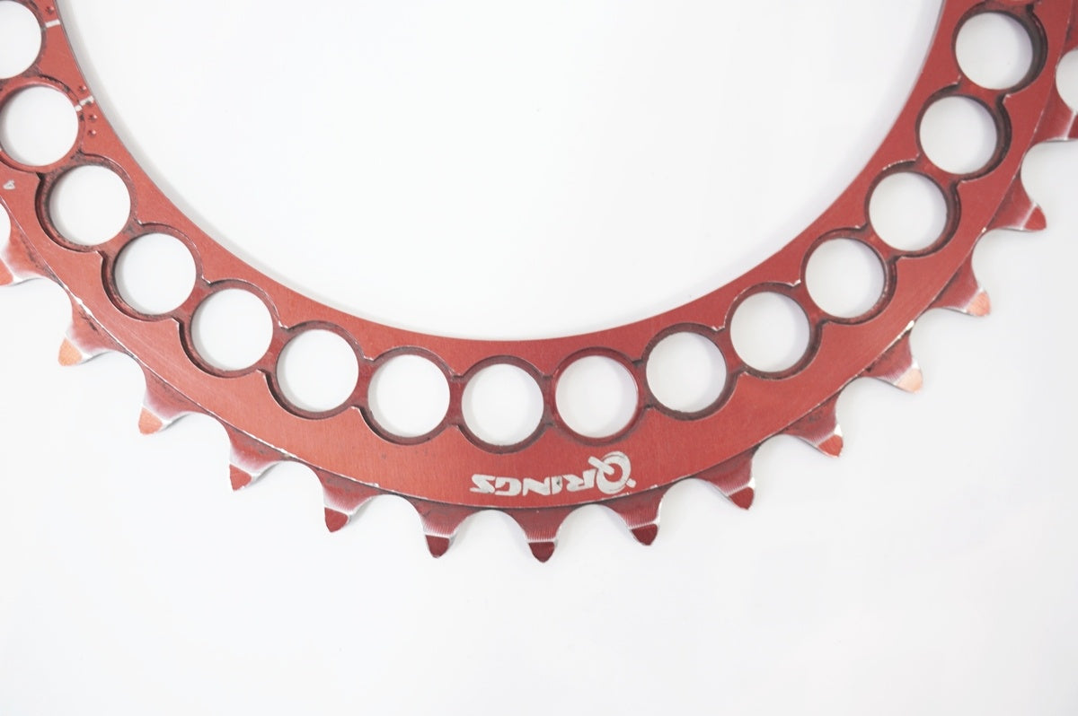 ROTOR Q-RINGS 130BCD チェーンリング 52T 39T ROTOR 「ローター」 Q-RINGS 130BCD 52-39T チェーンリング