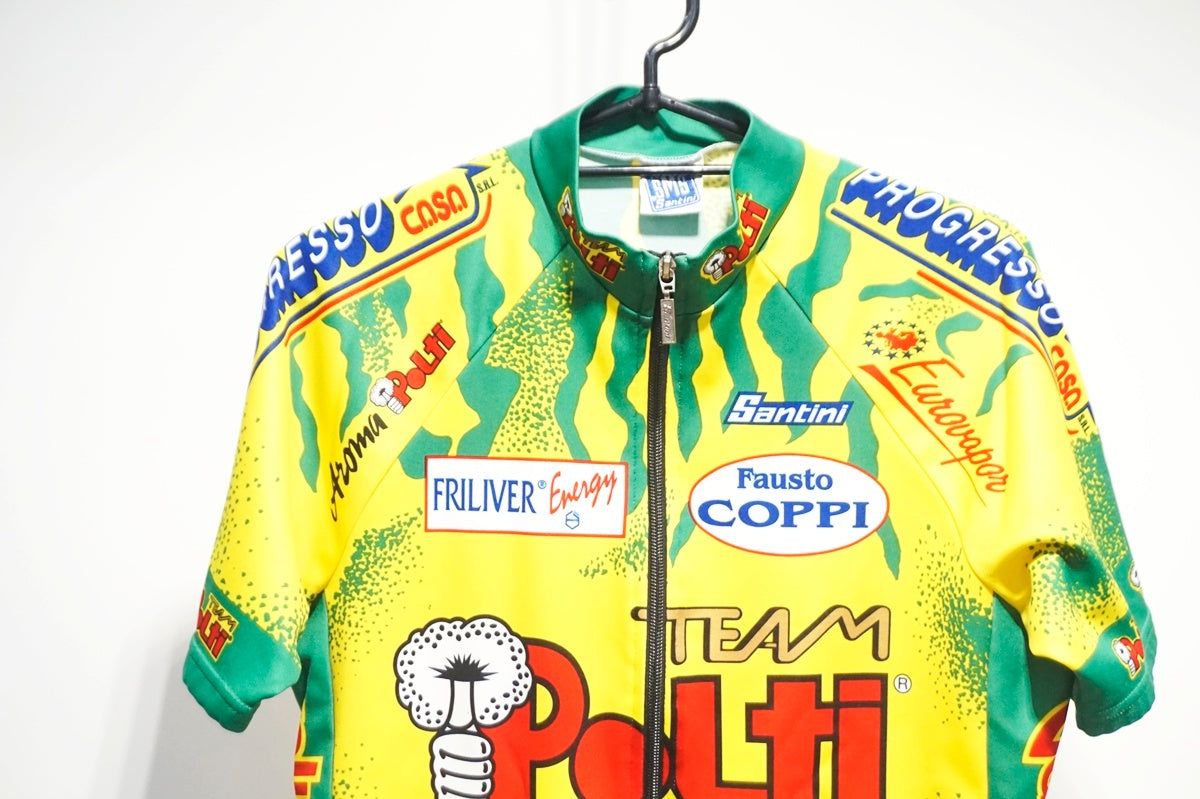 SMS SANTINI 「サンティーニ」 TEAM POLTI Lサイズ 半袖ジャージ