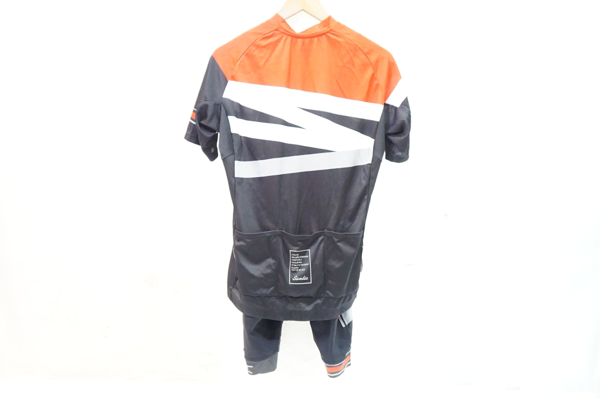 SANTIC 「サンティック」 XLサイズ 半袖ジャージ ビブショーツ セット / 熊谷本店