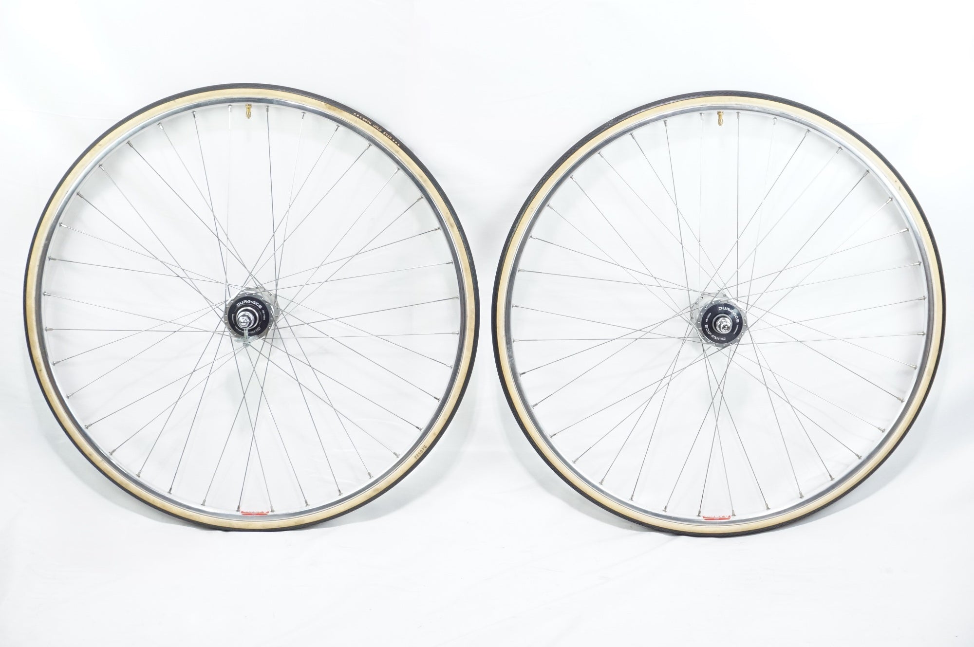 SHIMANO 「シマノ」 DURA-ACE HB-7600 / ARAYA 16B RED シングル 手組 ホイールセット / 中目黒店