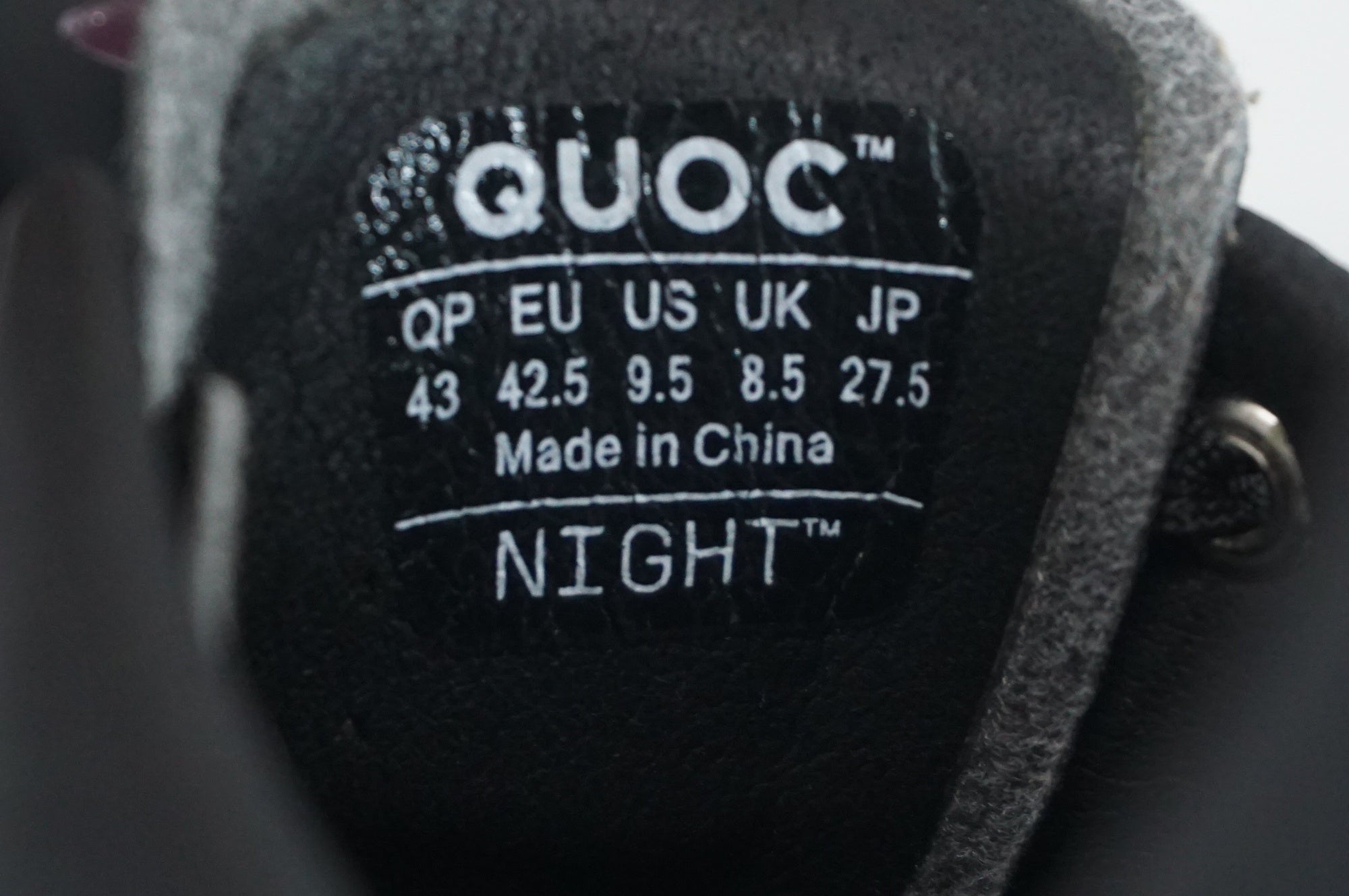 QUOC 「クオック」 NIGHT 27.5cm シューズ / 阪急塚口店 ｜ バイチャリ