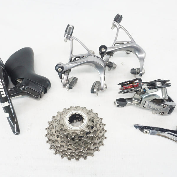 自転車 コンポーネントセット 2x8速 シルバー ミニベロ フラットバーロード セット - ロードバイク用 - コンポーネント ｜ バイチャリ公式