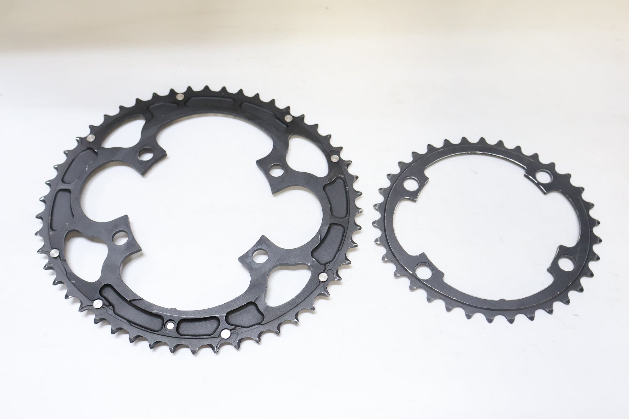 RIDEA POWERING チェーンリング 50T 34T セット RIDEA 「リデア」 POWER RING 50-34T チェーンリング / 高知店