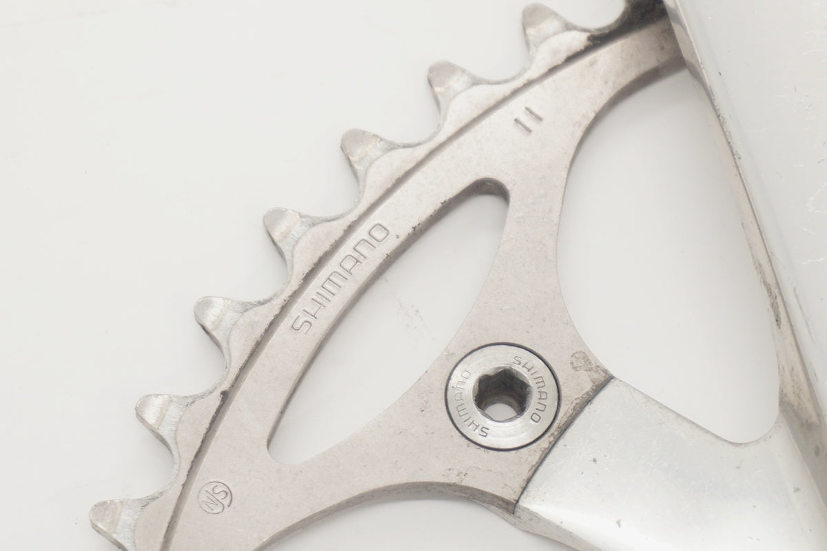 SHIMANO FC-7600 クランクセット 167.5mm値下げしました SHIMANO DuraAce FC-7600 クランクセット<スクエアーBB用> | ロード