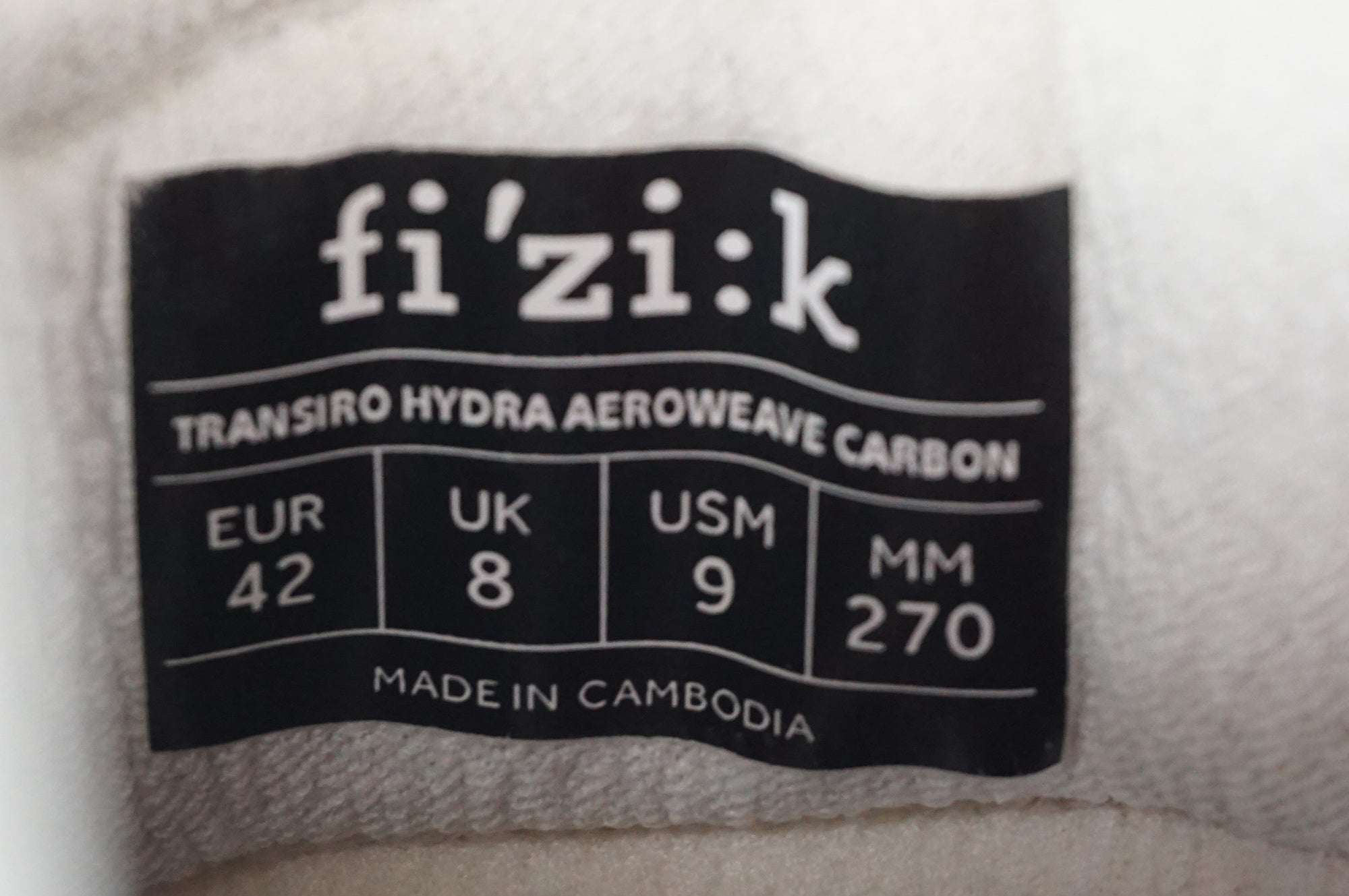 FIZIK 「フィジーク」 TRANSIRO HYDRA AEROWEAVE CARBON 27cm シューズ / 阪急塚口店