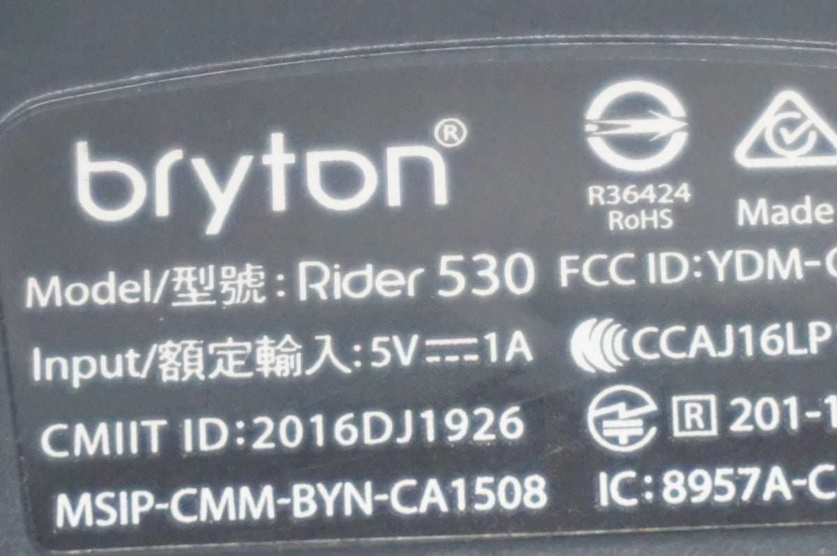 BRYTON 「ブライトン」 RIDER530 サイクルコンピューター / 福岡店