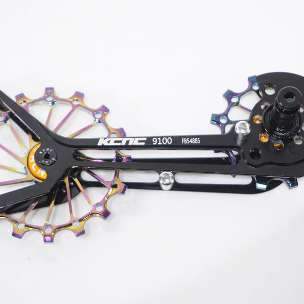 KCNC 9100 プーリー 黒/赤　12t　16t KCNC 「ケーシーエヌシー」 BIG JOCKEY WHEEL SYSTEM 9100 ビッグ