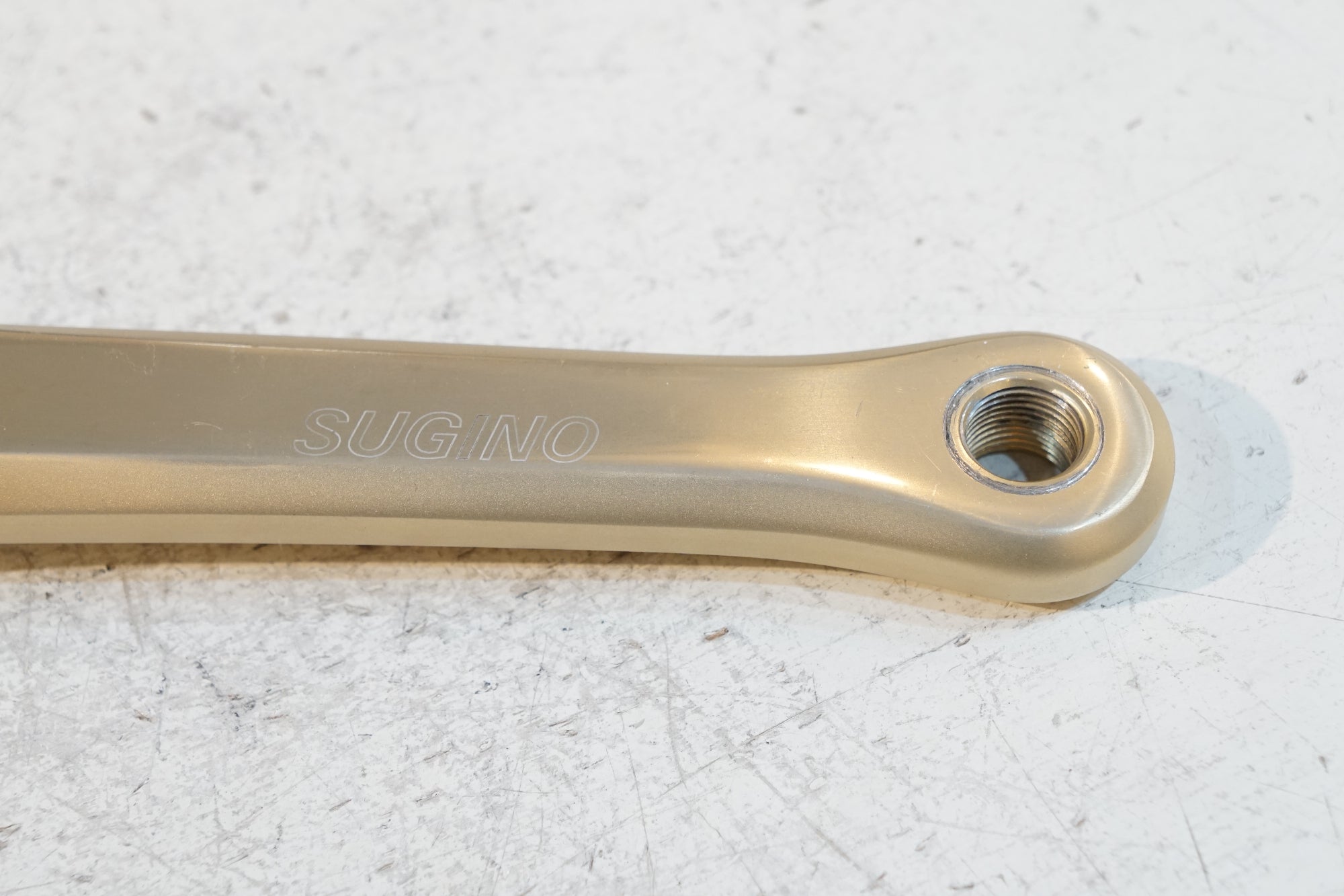 SUGINO スギノ　グランドマイティ　NJS 165mm SUGINO 「スギノ」 GRAND MIGHTY 165mm NJS CRANK CHAMPAGNE GOLD