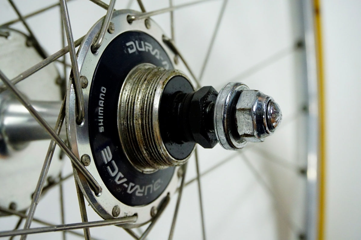 SHIMANO - DURAACE HB 7600  ＋　ARAYA リム　完組　ホイール SHIMANO 「シマノ」 HB-7600 ハブ×ARAYA 「アラヤ」 リム 両切り