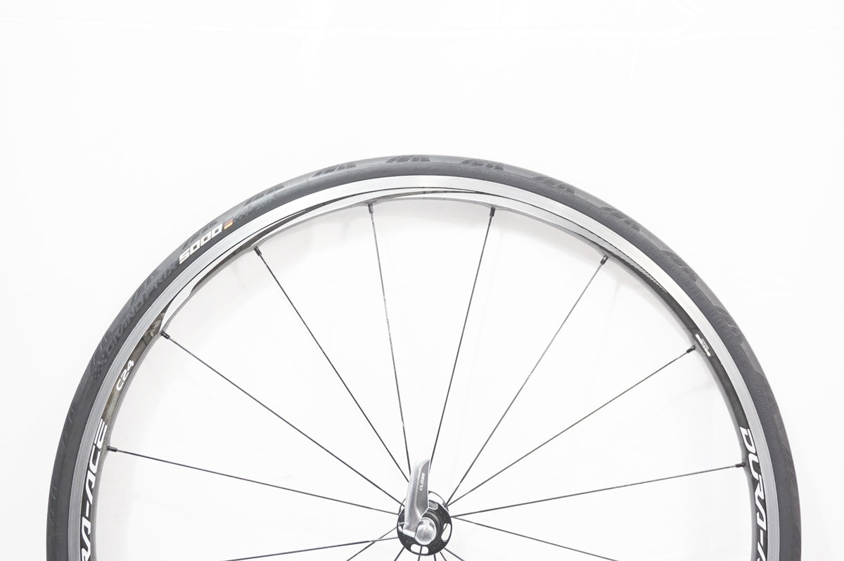 フロント縦振れ有 SHIMANO DURA-ACE C24 WH-9000 フロント縦振れ有 SHIMANO DURA-ACE C24 WH-9000 フロント縦振れ有