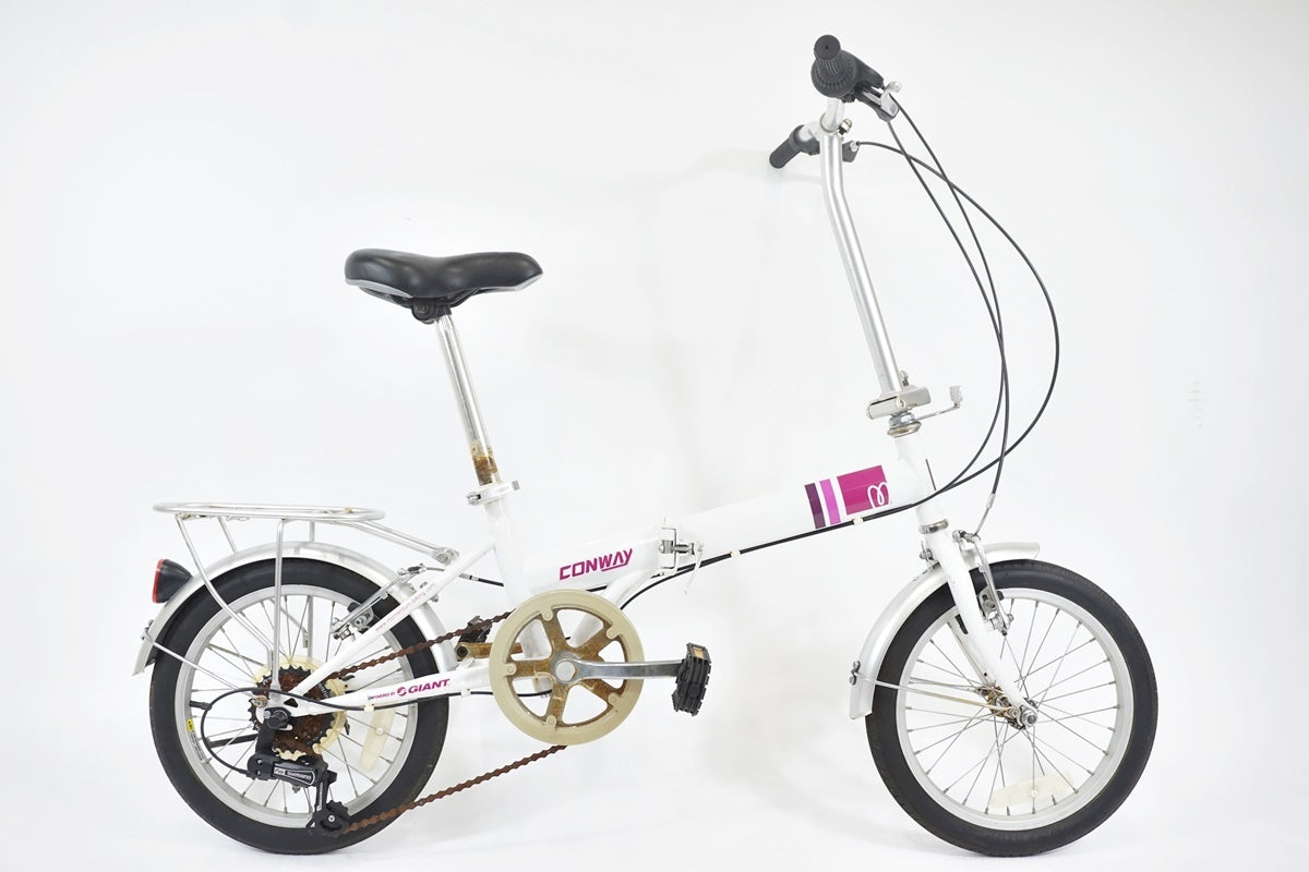 ジャンク MOMENTUM 「モーメンタム」 CONWAY 年式不明 16インチ 折り畳み自転車 / 東京商品化センター