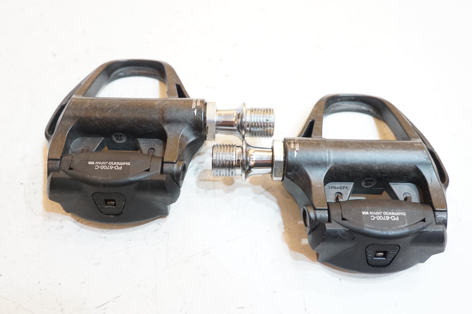 中古美品 SHIMANO ULTEGRA ペダル PD-6700-C Shimano Ultegra PD 6700-C Carbon road bike pedals with