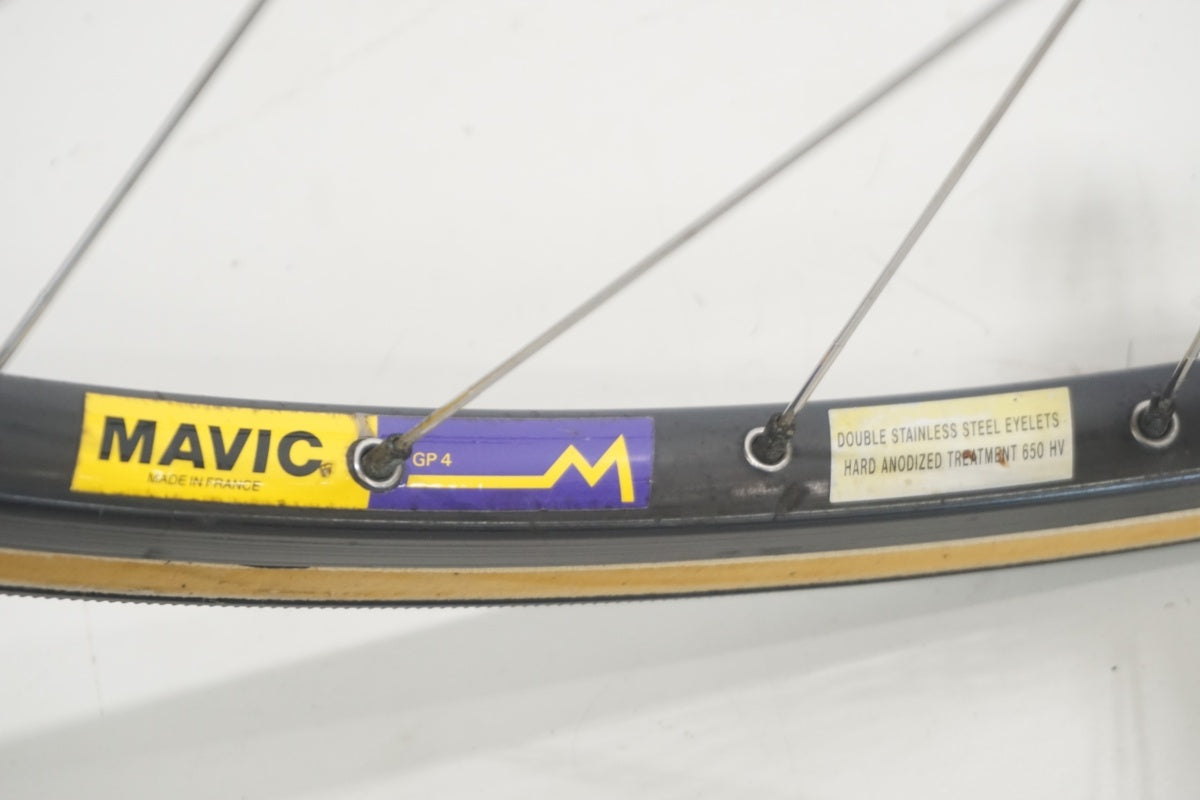 MAVIC♪GP4♪シマノ600ハブ♪105スプロケ♪8S♪若干難有♪予備などに MAVIC 「マヴィック」 GP4 リム SHIMANO 105 ハブ SHIMANO7速