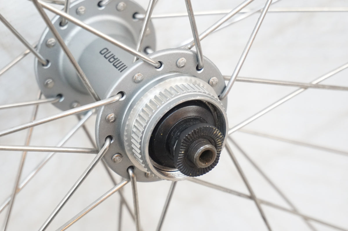 VELOCITY 「ベロシティ」 B43 リム/ SHIMANO M4050ハブ SHIMANO 8-10S ホイールセット / 浦和ベース