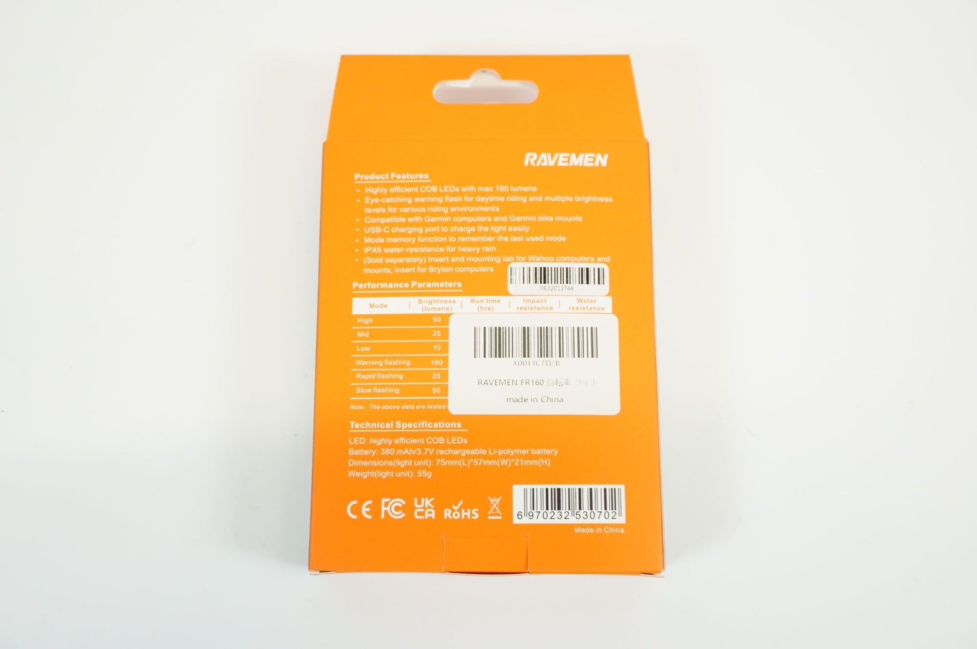 RAVEMEN 「レイヴメン」 FR160 フロントライト / 宇都宮店