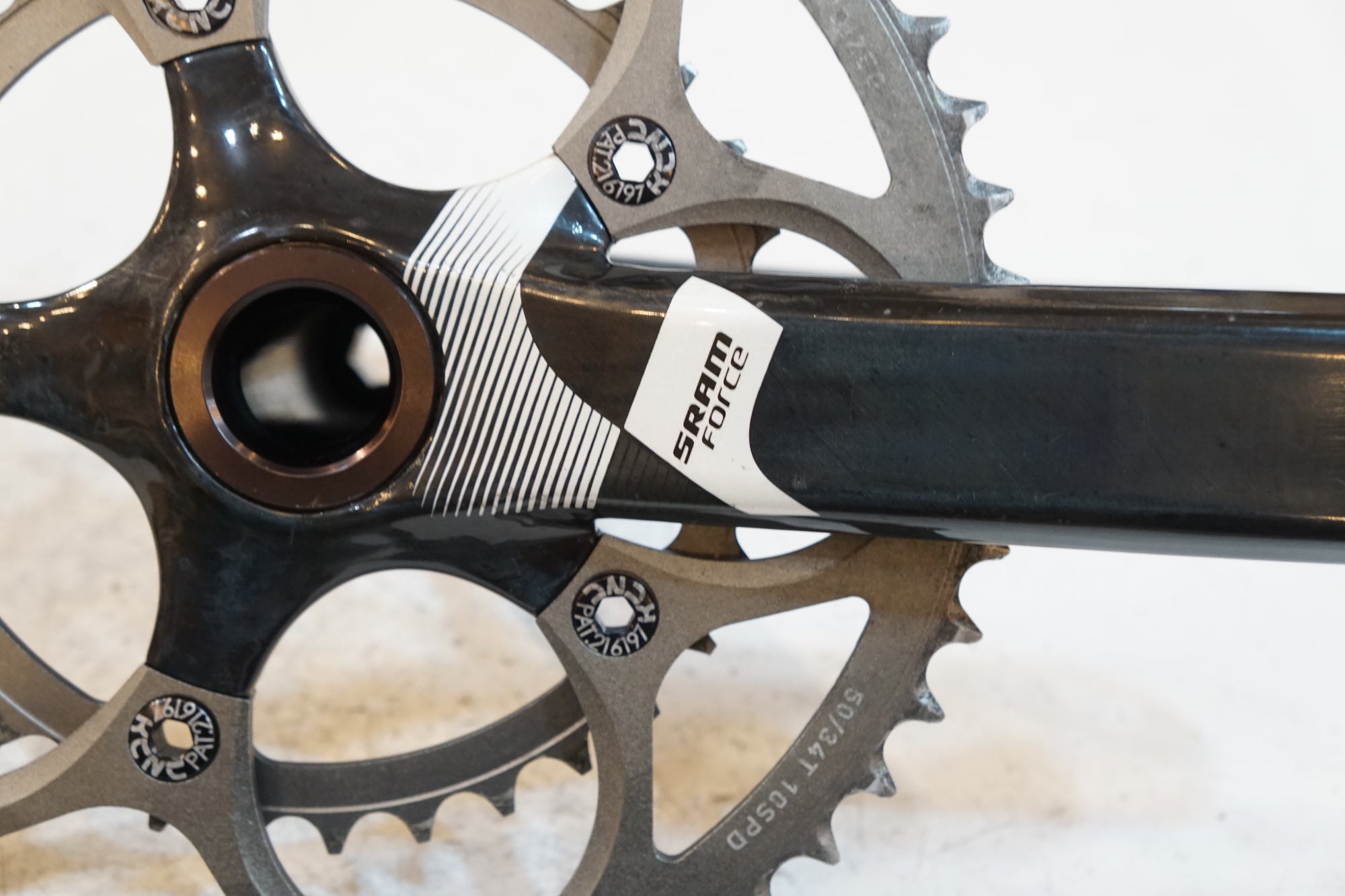 ご*お様 スラムフォース170mm クランクアーム SRAM 「スラム」 FORCE 170mm BB30 50-34T 110mm クランク