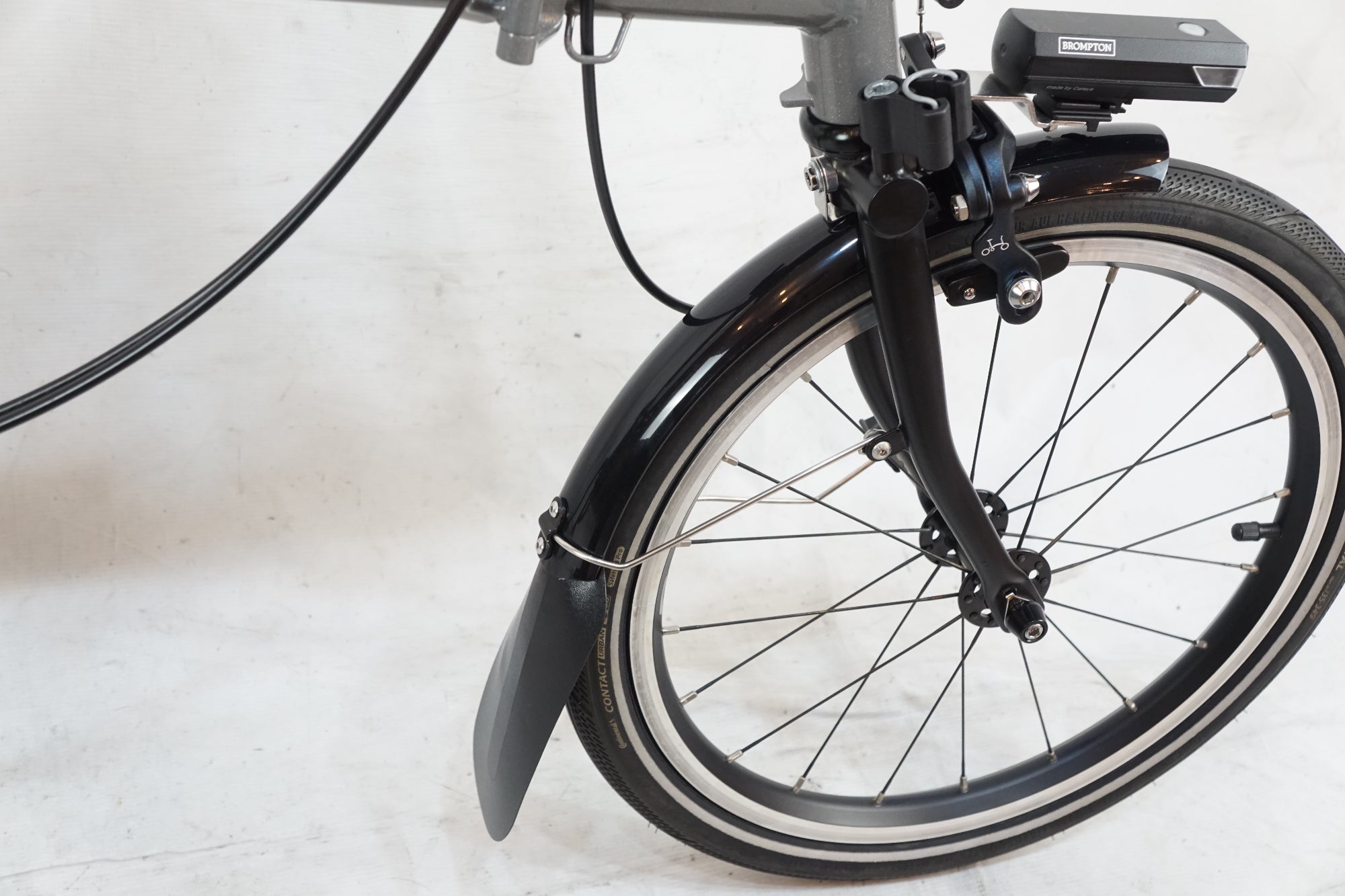 BROMPTON グレー 折りたたみ自転車 16インチ - メルカリ