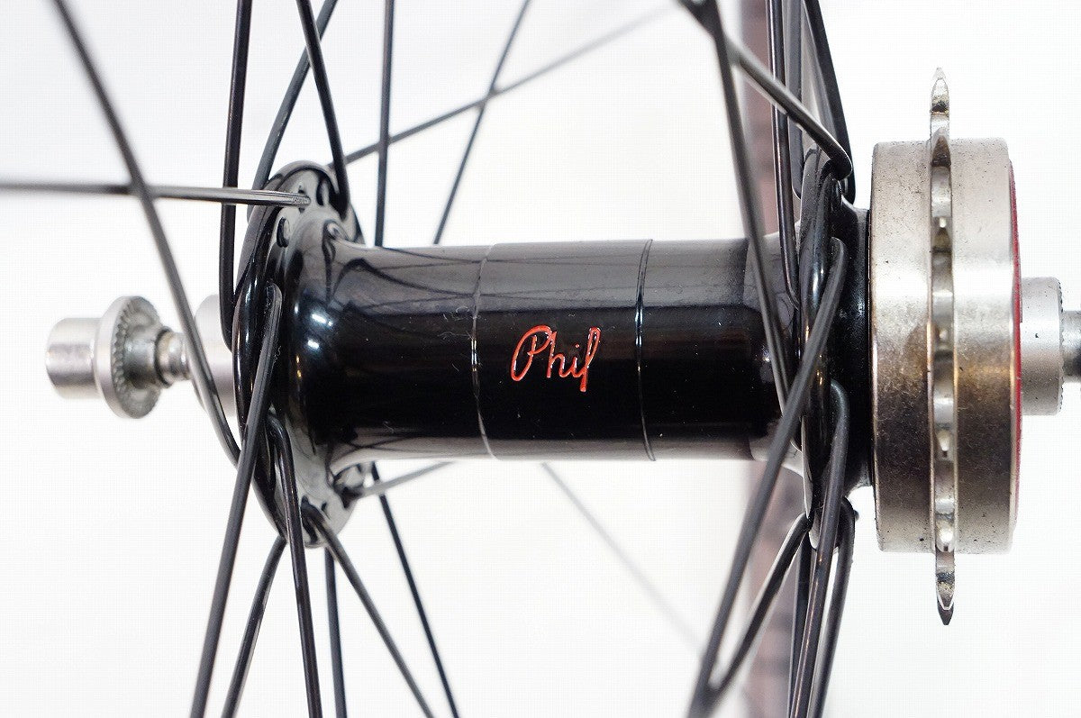 PHILWOOD 「フィルウッド」 LOW FLANGE TRACK HUB × H PLUS SUN リム ホイールセット / 熊谷本店