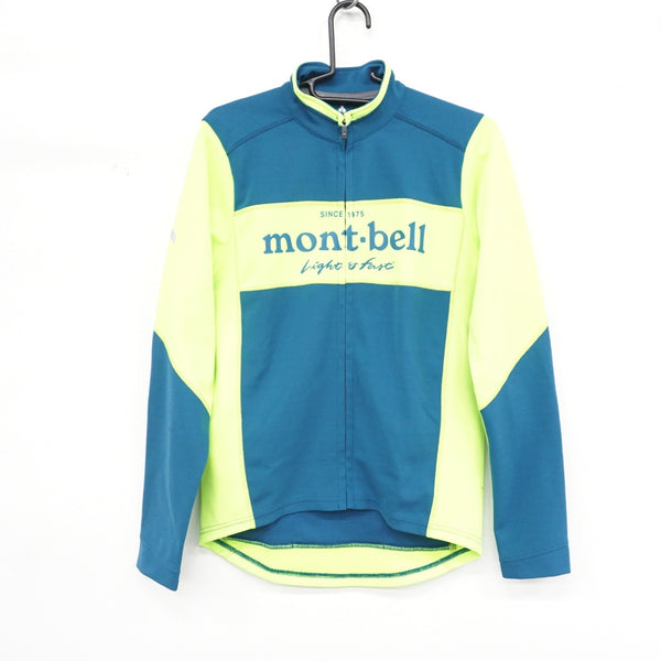 美品　mont-bell 長袖サイクルジャージ Monton［モントン］長袖サイクルジャージ［自転車用/メンズ