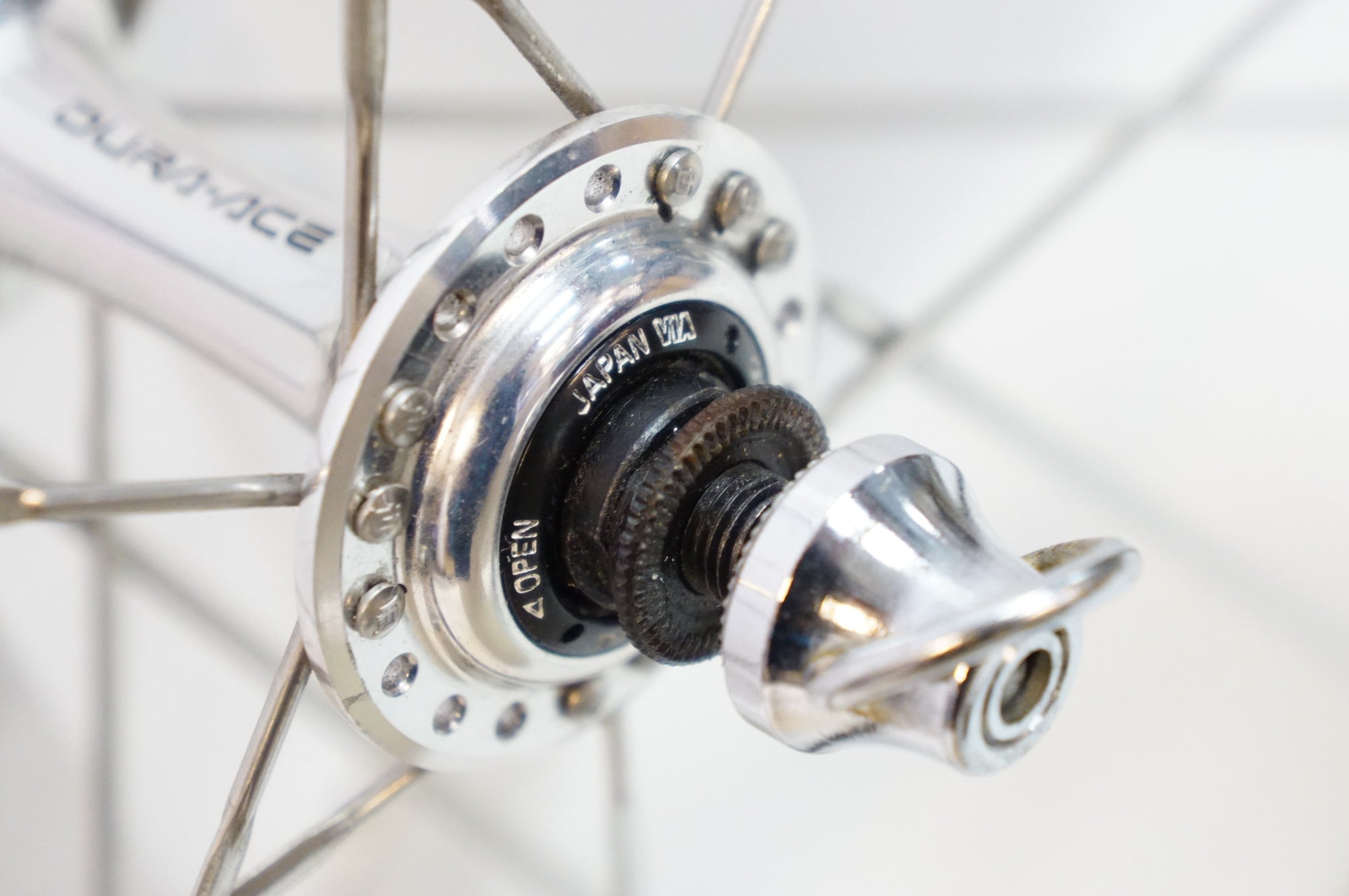 ジャンク HED 「ヘッド」 700C TU リム SHIMANO DURA-ACE 7400 ハブ フロントホイール / 熊谷本店